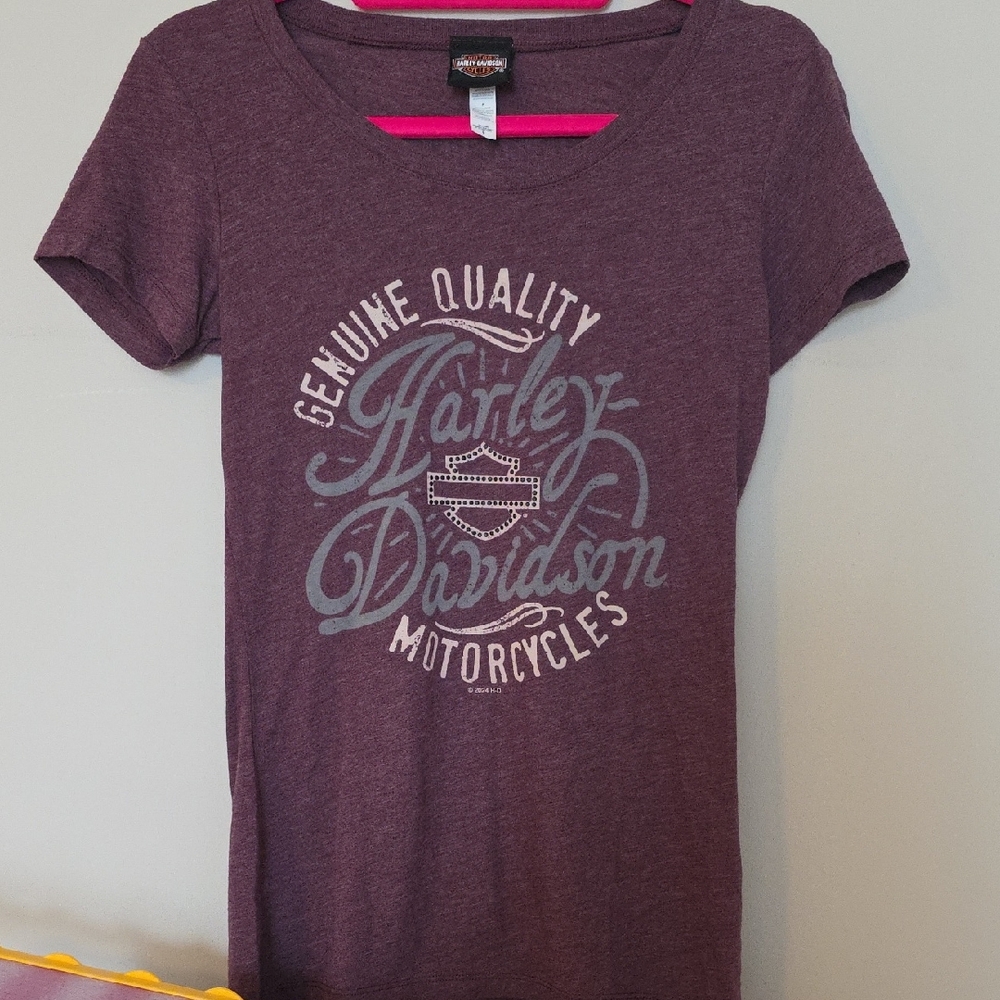 Harley-Davidson Maroon Graphic Tee